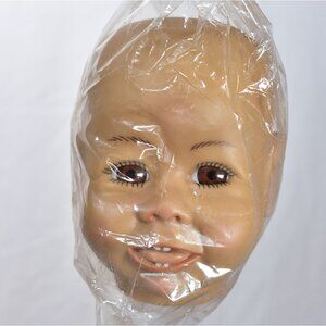 Syndee's Crafts Doll Head Size Medium Hard Vinyl #32011 "Tricia" Vintage